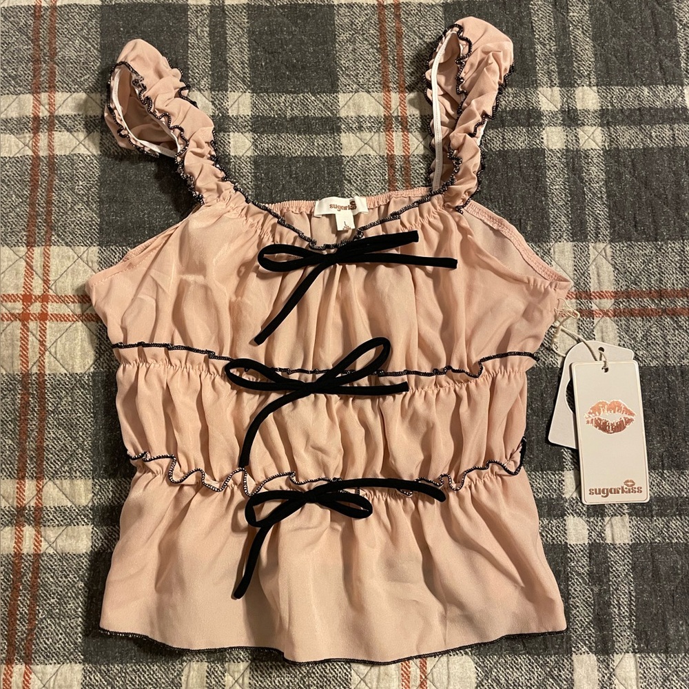SugarKiss Top Pink Size Large